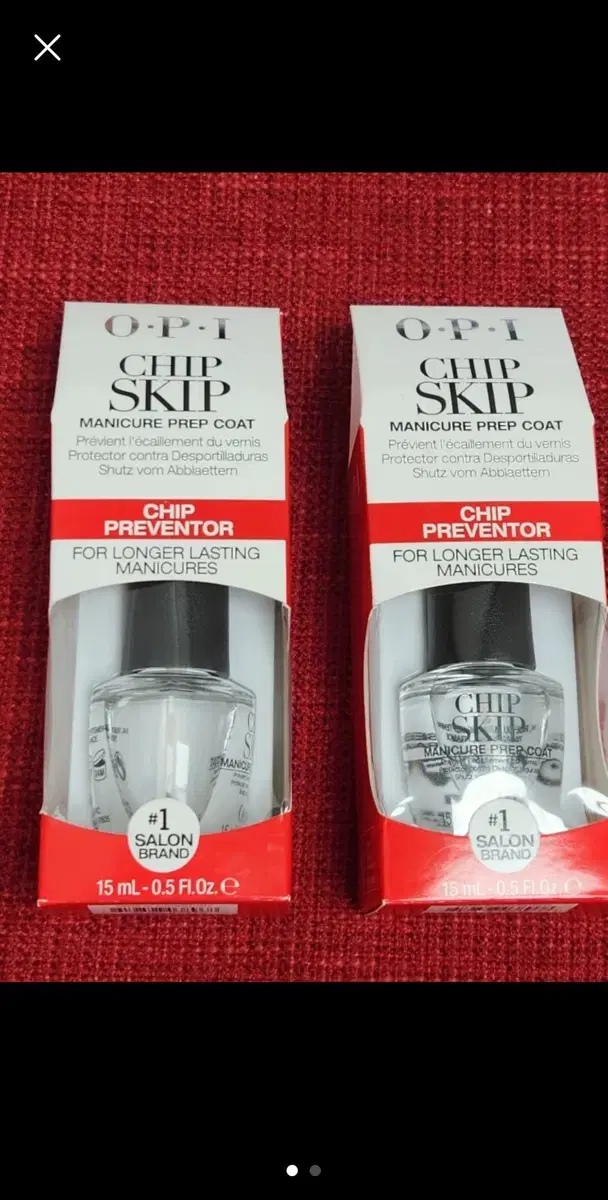 (풀박스 새 제품) OPI CHIP SKIP(네일아트 시 손톱 유분 제거